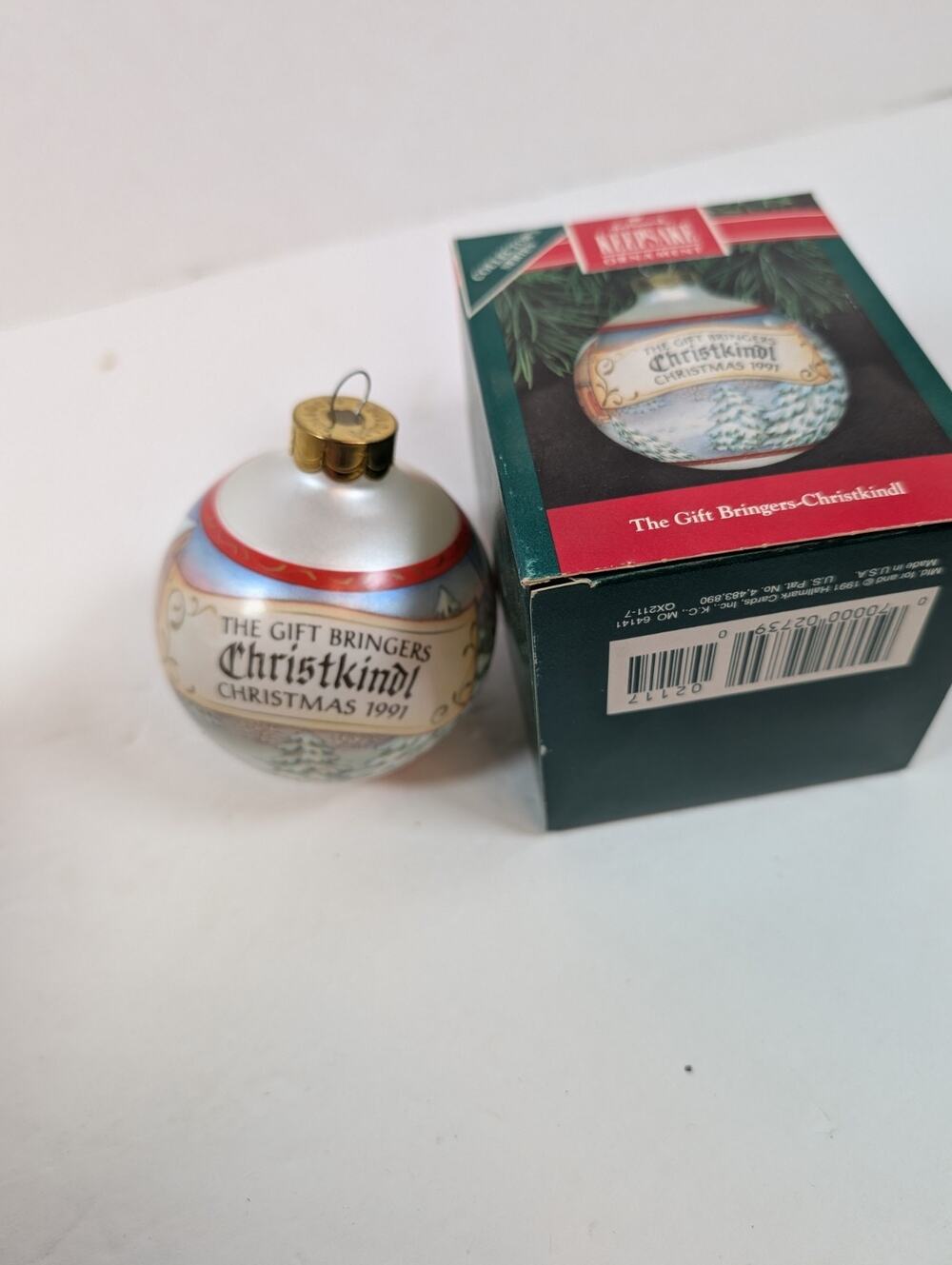 Christkindl Christmas Ornament Hallmark Keepsake Ornament The Gift Bringers 1991